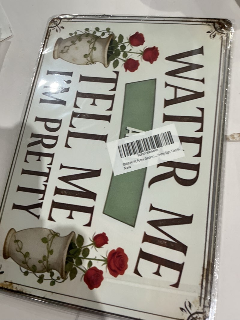 Condition photo showing Good Condition for rmmnhlnc funny garden s... pretty sign, 12x8 in  a  x004y6wmpd