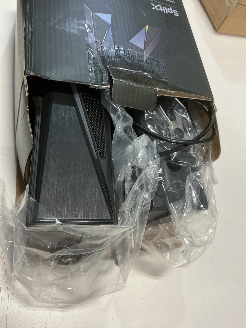 Condition photo showing Good Condition for Computer Speakers for Desktop, Bluetooth & USB Input, USB Powered Gaming Stereo Speakers for PC Laptop Monitor, 6 Colorful RGB Modes, Detachable 2-in-1 Design (Package Only 2 Speaker) Black