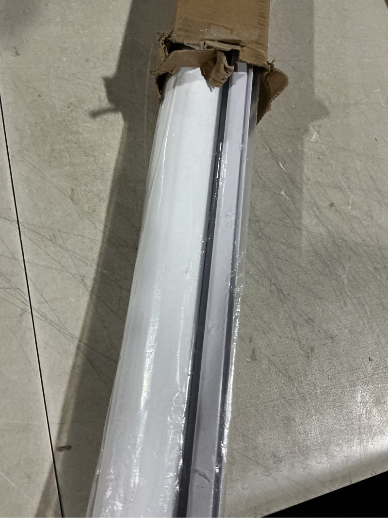 Condition photo showing Good Condition for chrisdowa cordless blackout roller shades for windows, thermal insulated uv protection pull down shades, total blackout window blinds for home, office, bedroom, door (40" w x 72" h, white) 40"w x 72"h white