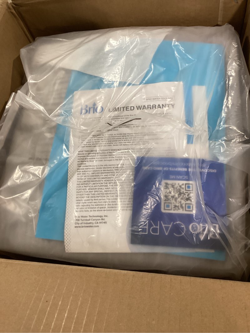 Condition photo showing New/Like New for brio limited edition top loading water cooler dispenser - hot & cold water, child safety lock, holds