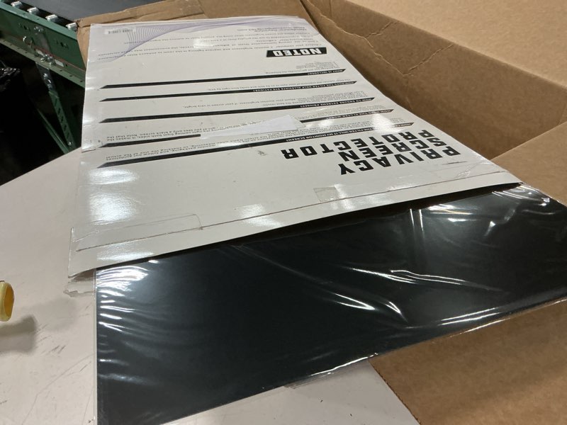 Condition photo showing Good Condition for 27 Inch Privacy Screen for Monitor with 16:9 Widescreen Monitor Blue Light Screen Protector - Anti-Glare - Anti-Scratch Protector Film for Data Confidentiality Privacy Shield [2 Pack] 27.0'' Widescreen (16:9)