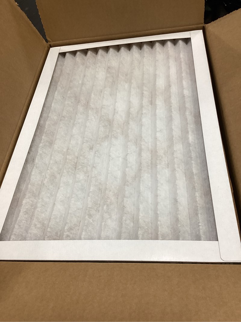 Condition photo showing Good Condition for amazon basics 14x20x1 air filter, merv 8 ac furnace filters, allergy control, electrostatic, removes dust pollen and lint, 6-pack (actual size: 13.75" x 19.75" x 0.75") 14x20x1 merv 8