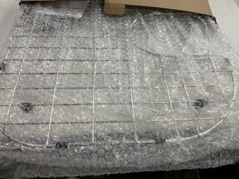 Condition photo showing New/Like New for YORZSDI Kitchen Sink Grid 18-7/8" x 16-3/4" - Heavy Duty Kitchen Sink Protector with Built-in Strainer & Rear Drain, Non-Slip Rubber Feet & Scratch Resistant Bottom Guard Rear Drain 18.87 x 16.75