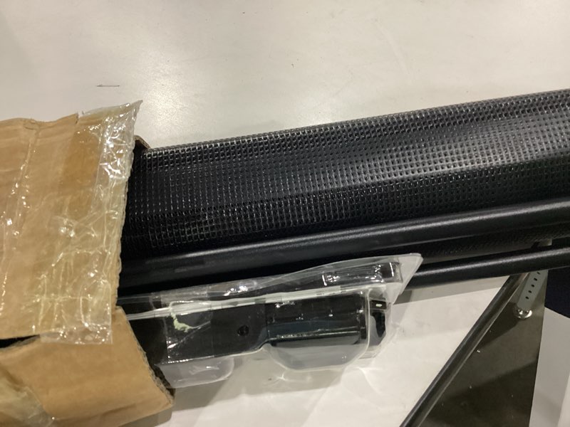 Condition photo showing Good Condition for aourmkoop retractable baby gate,mesh baby gate or mesh dog gate,33" tall,extends up to 55" wide,child safety gate for doorways, stairs, hallways, indoor/outdoor?black,33"x55" black 33x55 inch