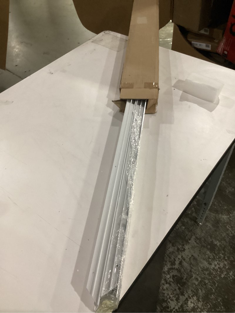 Condition photo showing As Is for similar to, unknown size**** floater frame for canvas paintings, diy metal floating frames with 1.5\" deep for art show exhibition home office gallery wall decor, abstract artwork for modern farmhouse room (silver) silver