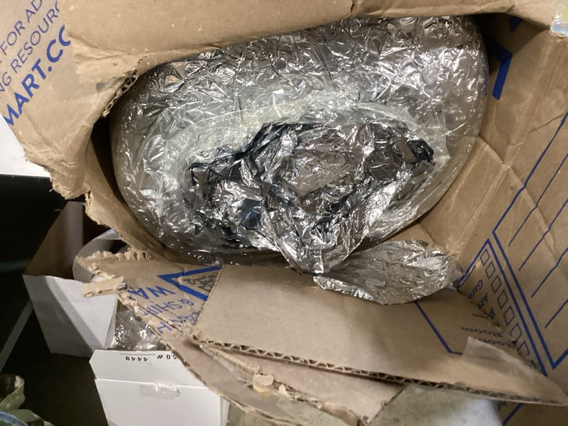 Condition photo showing Good Condition for 3-in-1 acoustic premium floor underlayment - 200 sqft roll - 3mm thick epe with silver foil vapor barrier with tape - moisture barrier, thermal insulation, sound insulation (silver protect)
