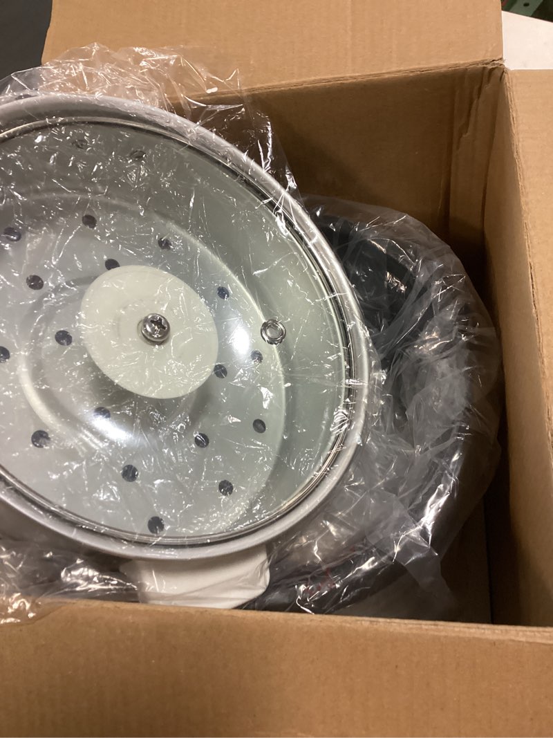 Condition photo showing Good Condition for CUCKOO One Touch Rice Cooker 12-Cup Cooked, Small Rice Cooker & Warmer with Steamer Tray, Versatile Grain Cooker, Soup Maker, Auto Keep Warm, 6-Cup Uncooked, White (CR-0601C)