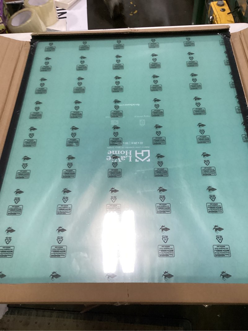 Condition photo showing Good Condition for LaVie Home 22x28 Picture Frame for Wall Display, 22x28 Black Picture Frame with HD Plexiglas, 22 x 28 Poster Frame 1 Pack, Display Frame for Vertical or Horizontal, Classic Collection Black 22x28 1