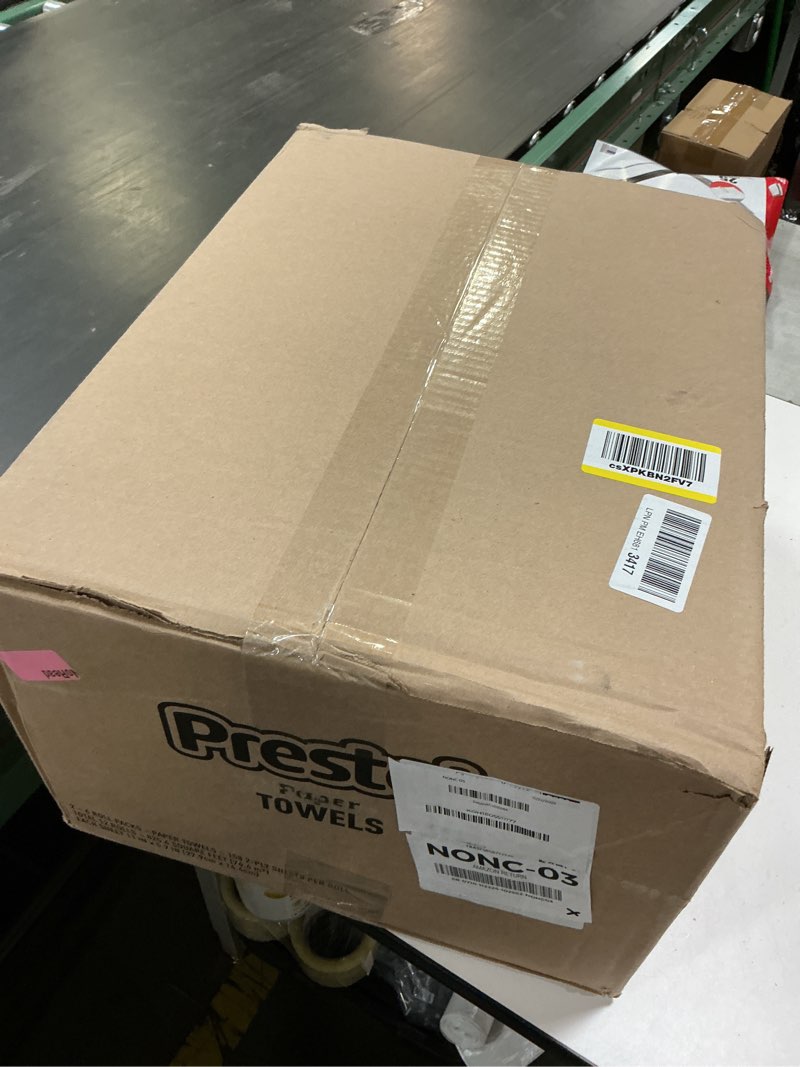 Condition photo showing New/Like New for Amazon Brand - Presto! Flex-a-Size Paper Towels, 158 Sheet Huge Roll, 12 Rolls (2 Packs of 6), Equivalent to 38 Regular Rolls, White White 948 Sheet (Pack of 2)