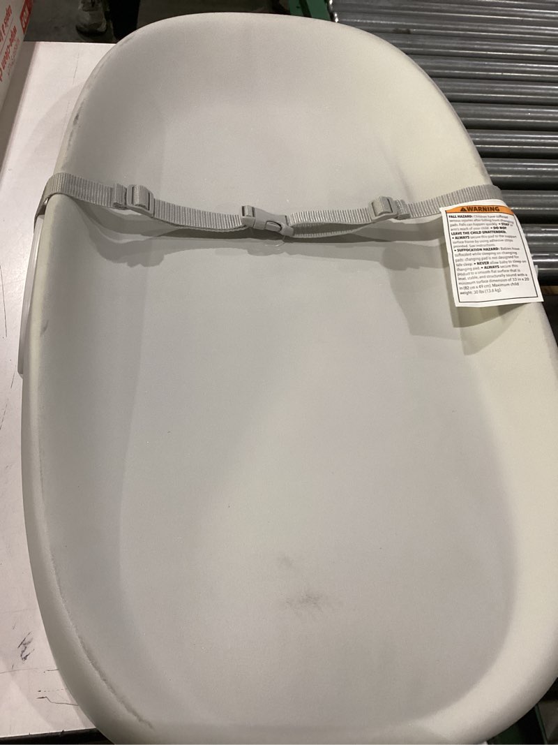 Condition photo showing As Is for  Skip Hop Wipe Clean Changing Pad - Light Gray *incomplete *