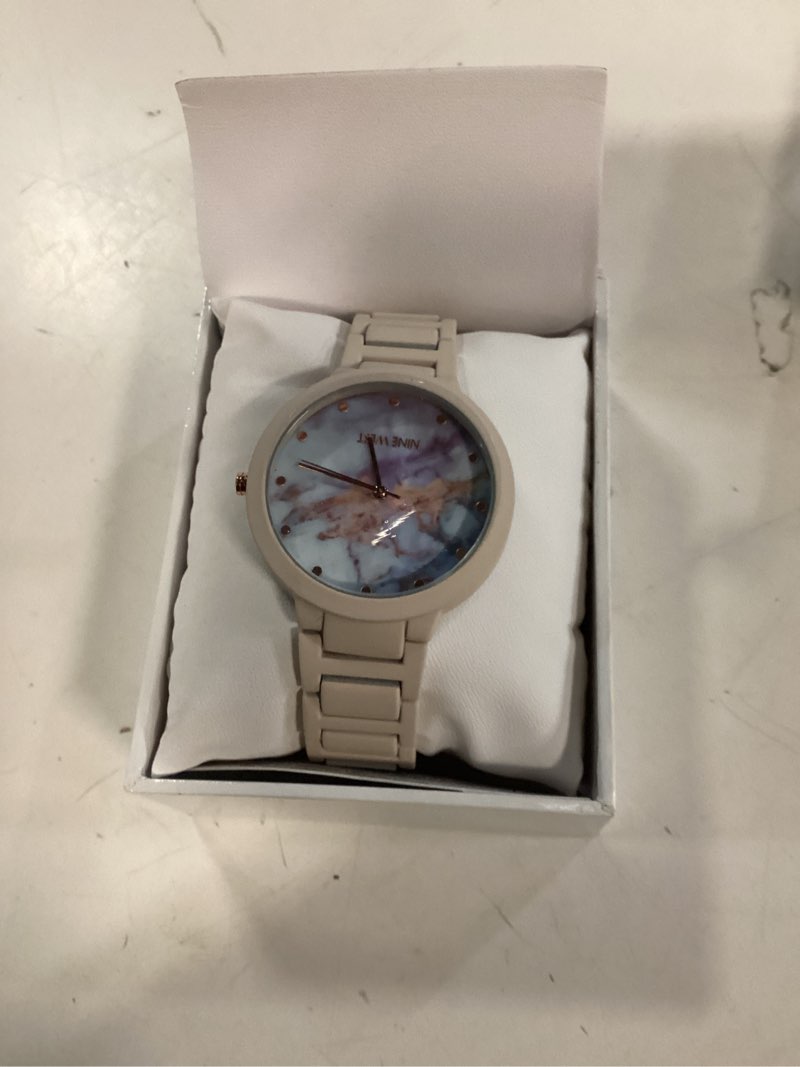 Condition photo showing Good Condition for nine west women's rubberized bracelet watch pink