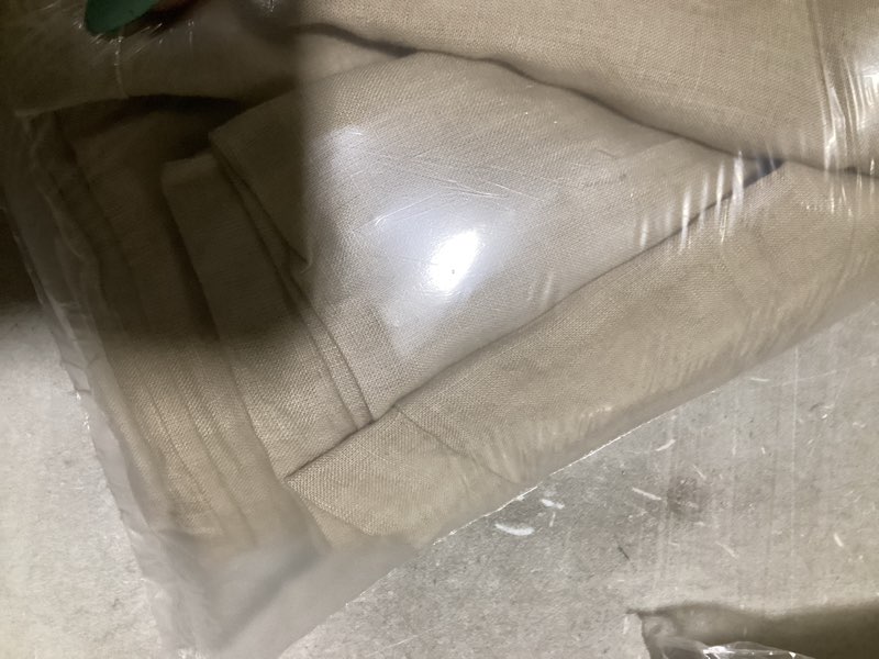 Condition photo showing Good Condition for european linen duvet cover, full/queen, toffee