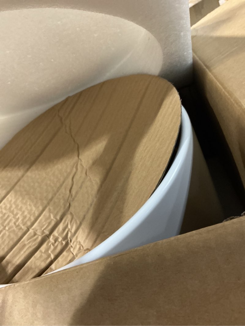 Condition photo showing Good Condition for le tauci 12 inch pots for plants, ceramic large planters for indoor plants, indoor plant pots for home garden patio office, planter pots with drainage hole and rubber plug, white white 12 inch