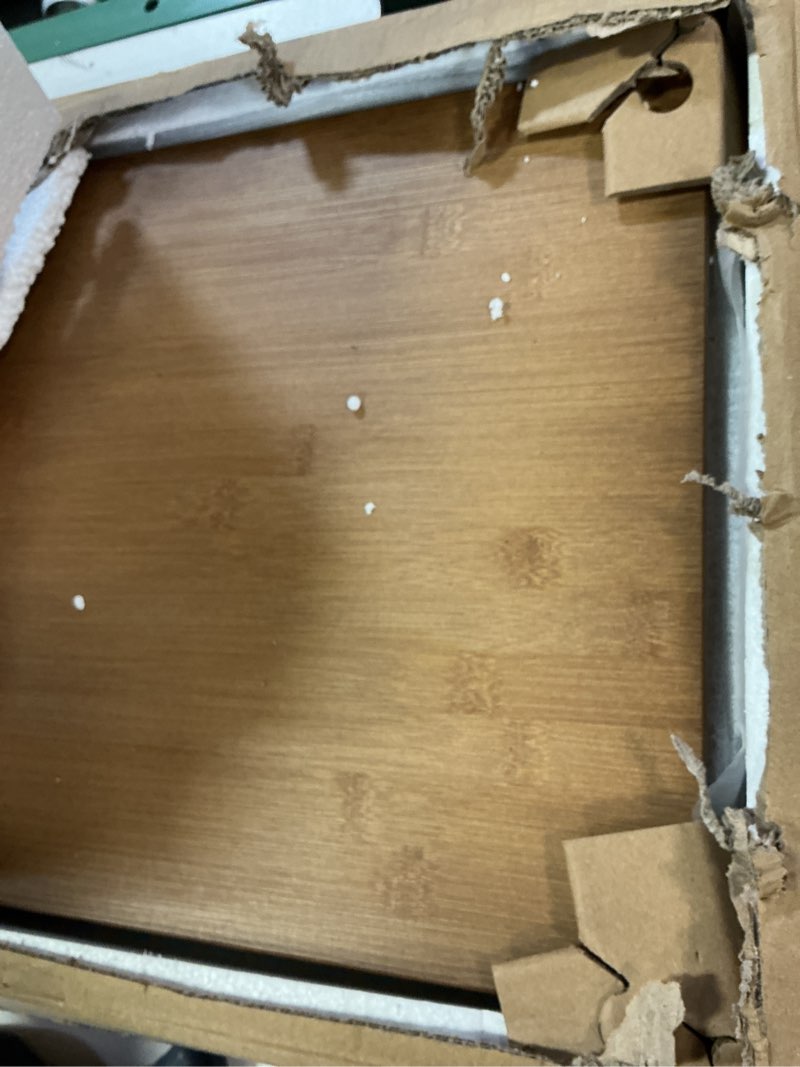 Condition photo showing Good Condition for gashell wire shelf covers, bamboo wire rack covers for pantry, closet (5pcs, 36" w x 12" d) 36"w x 12"d 5