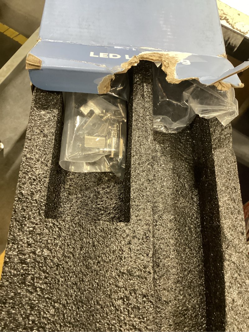 Condition photo showing Good Condition for rgb+ic led recessed lighting kit wall panel lights, 6pcs smart color chasing wood slat led lights with alexa & wifi app control, diy rgb strip lighting for acoustic panels, game room (22?+35?+54?)