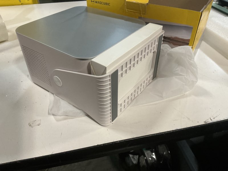 Condition photo showing New/Like New for smart projector with 4k 8k support, mini projector with wifi6 and bluetooth5.4, 600 ansi, auto focus & obstacle avoidance 1080p portable movie proyector for home outdoor, magcubic hy350max