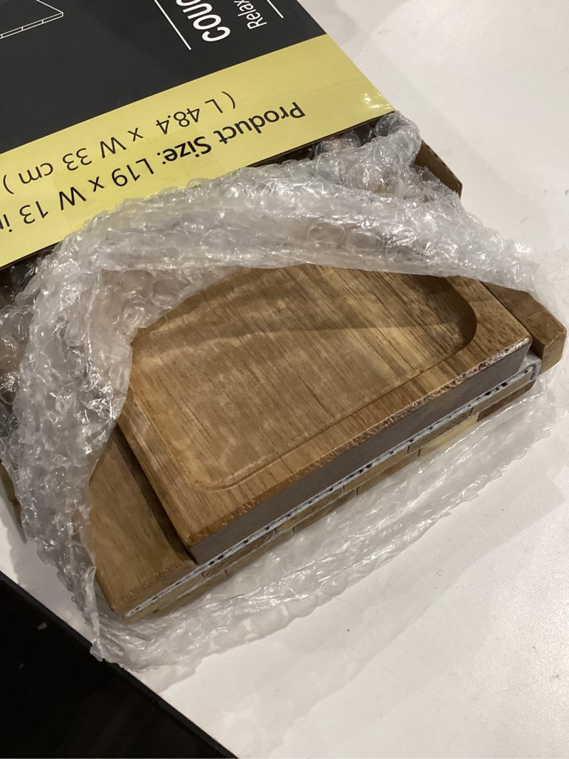 Condition photo showing Good Condition for sofa arm tray,acacia wood folding couch arm tray,sofa armrest trays with anti-slip pad for drinks,snacks,phone,remote control brown 1 pc