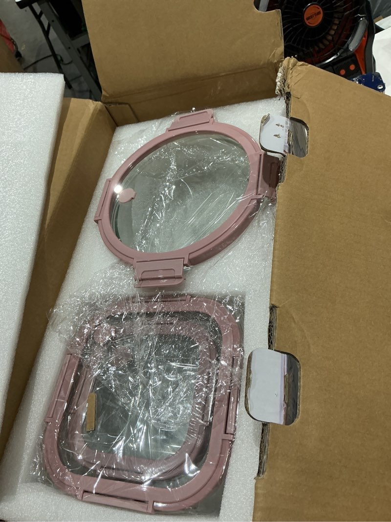 Condition photo showing As Is for 12-pack glass containers with tempered lids – borosilicate, oven-safe(-4°f~950°f), airtight, bpa-free, multi-size for meal prep, dishwasher safe (pink)