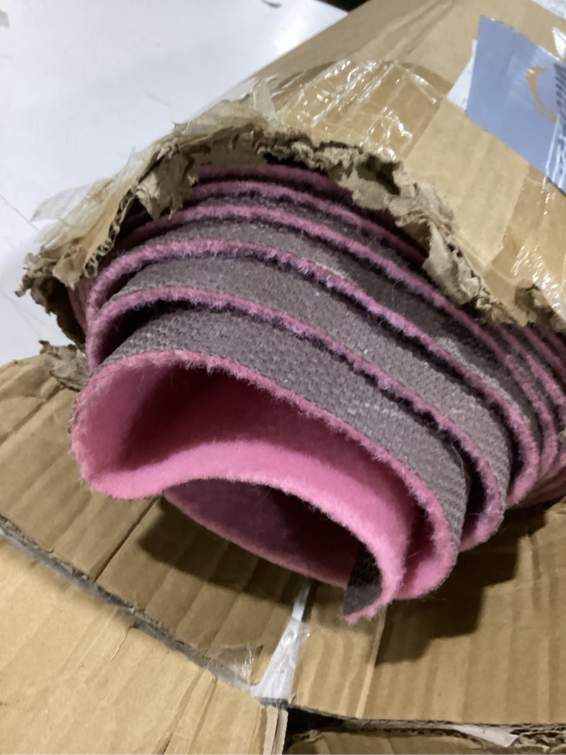 Condition photo showing Good Condition for hombys 450 gsm extra thick 3x10 ft pink carpet runner for partys & events, heavy-duty felt aisle runway rug for steps, prom proposal & wedding ceremony decorations, hollywood oscars for vip awards 3' x 10' (rectangular) pink