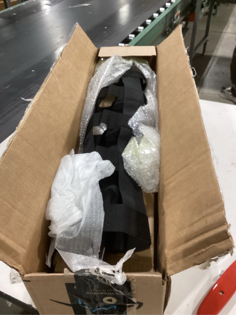 Condition photo showing Good Condition for Heybly Luggage Rack, Folding Suitcase Stand with Storage Shelf, Heavy-Duty Luggage Holder for Guest Room Bedroom Hotel, Holds up to 141 lb, Brown HLR010Z1 1 Brown