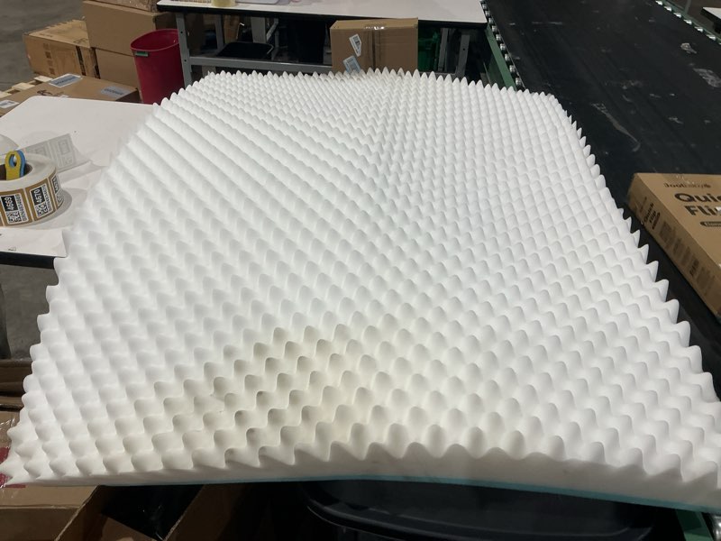 Condition photo showing As Is for iten similar)))))mypillow mymattress foam mattress topper with mypillow foam – pressure relief, comfort support mattress pad for back & side sleepers, superior support, extends mattress life - full