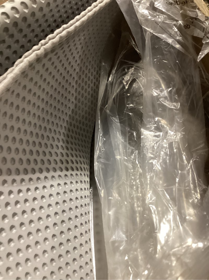 Condition photo showing As Is for XXL Stainless Steel Sifting Litter Box with Lid, Fully Enclosed 8" Deep Metal Cat Litter Box, Leak-Proof, for Pine Pellets or Clumping Litter, for Large & Multi-Cats, with Litter Mat & Scooper & Brush 8" Gray with 6" Sifter XXL