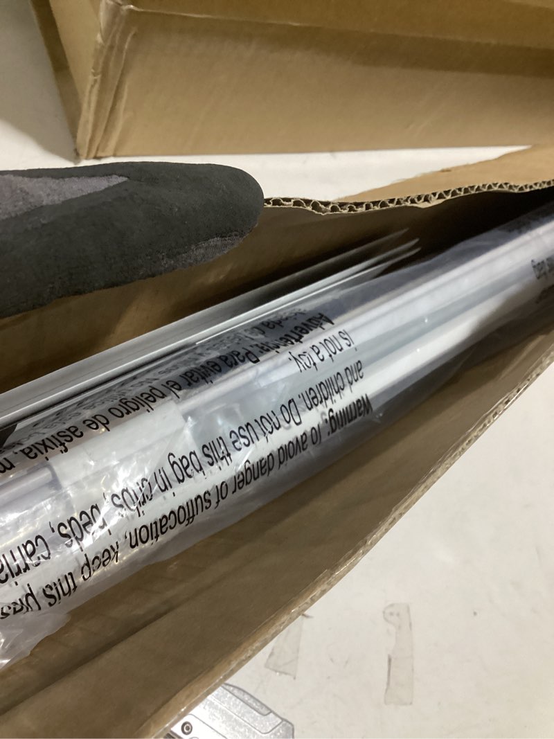 Condition photo showing Good Condition for lazblinds no tools no drill 1" vinyl mini blinds, cordless blinds for windows, light filtering horizontal window blinds & shades, 40" w x 48" h, white cordless-white 40" w x 48" h