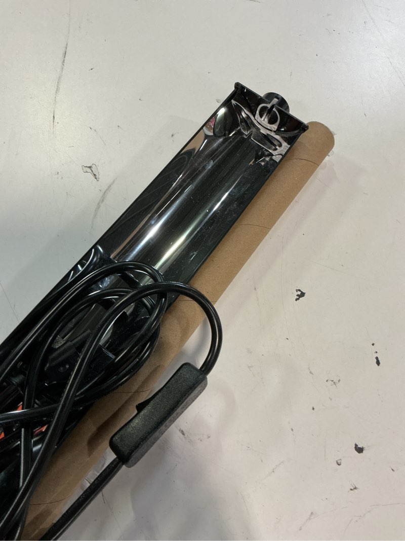 Condition photo showing Good Condition for repti zoo 24w reptile t5 ho uvb lighting combo kit, 22" light fixture reptile terrarium hood, with detachable curved reflector and 5.0 uvb t5 lamp bulb, etl certificated 24 watts