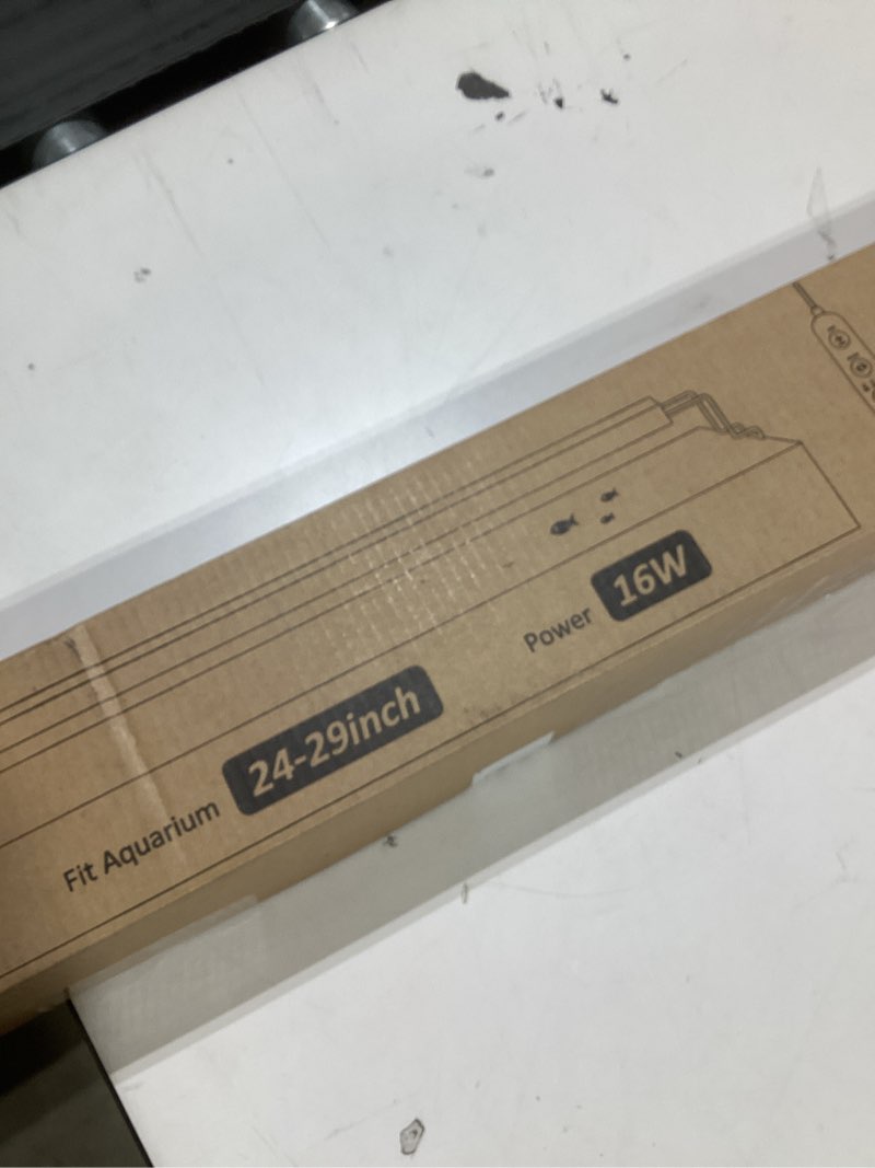 Condition photo showing New/Like New for GLOWRIUM Aquarium Light, LED Full Spectrum Freshwater Fish Tank, infinitely dimmable, Fish Tank Light with auto-on/Off Timer (24-29 in)