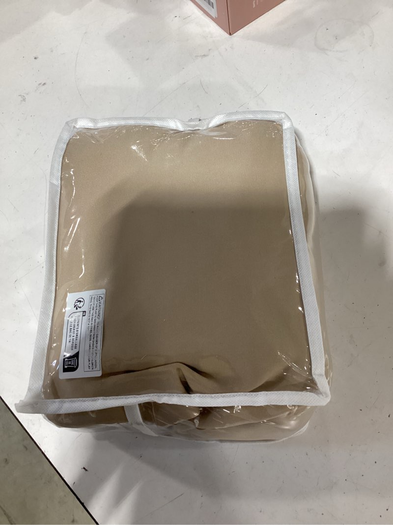Condition photo showing Good Condition for 6ft khaki stretch tablecloth for rectangular tables - flared wrap design, waterproof, wrinkle-resistant, washable - ideal for weddings, parties, banquets & table protection 72" x 30" (rectangular) khaki