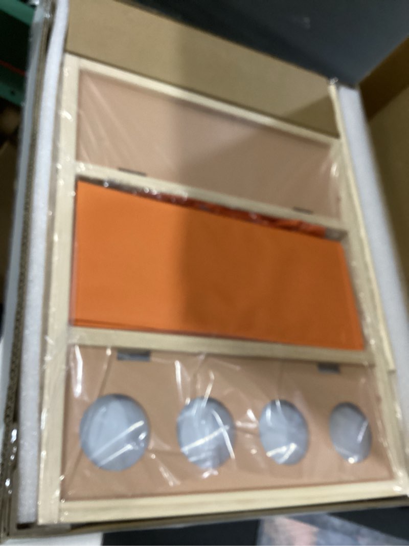 Condition photo showing New/Like New for djar easel for kids with paper roll, adjustable wooden art easel for 3~12 years kids boys girls painting drawing, magnetic double sided drawing board whiteboard & chalkboard for kid, hippo kids art easel with paper roll, hippo design