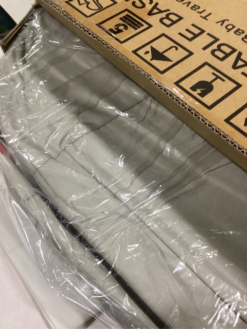 Condition photo showing Good Condition for Baby Travel Bassinet Portable Bassinet with 2 in 1 Canopy for Newborn - Light Grey
