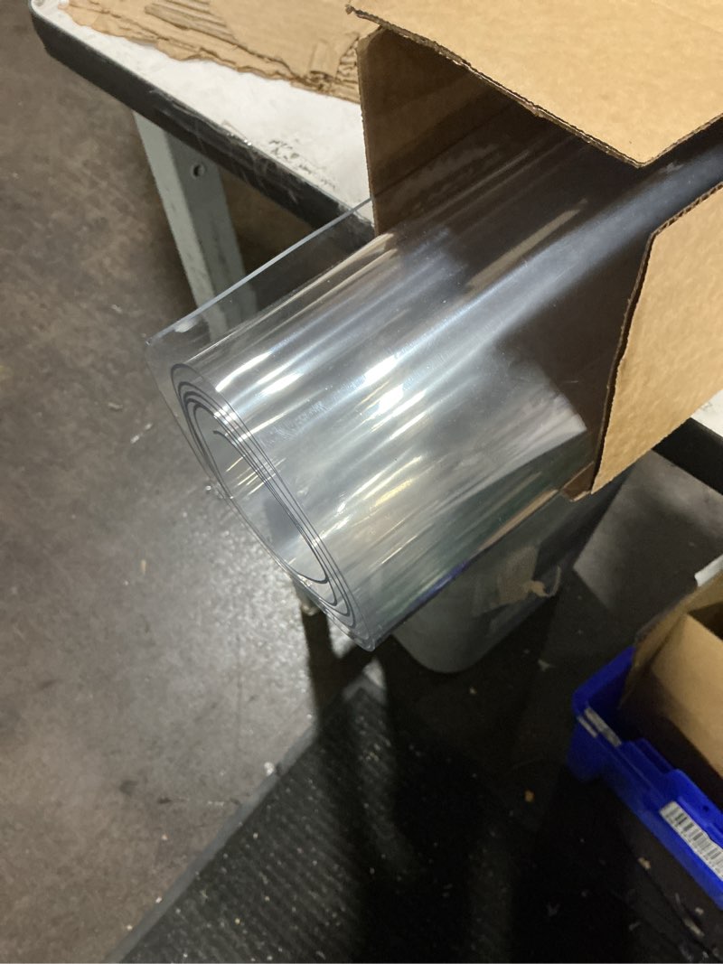 Condition photo showing Good Condition for 28X63 Inch Clear Table Protector 1.5mm Thick Plastic Table Cover Protector Waterproof Tablecloth Cover Rectangle Vinyl Desk Top Writing Mat PVC Table Pad for Wood Coffee Dining Room Tabletop 28" X 63" New Clear 1.5mm