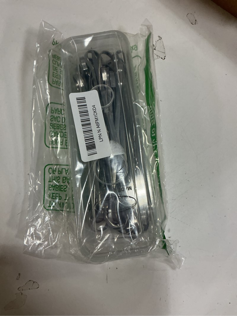 Condition photo showing Good Condition for 40PCS Kabob Skewers Flat Metal BBQ Barbecue Skewer 7" short Stainless Steel Shish Kebob Sticks Wide Reusable Grilling Skewers Set for Meat Shrimp Vegetable, Set of 40 with box (5.9inch)