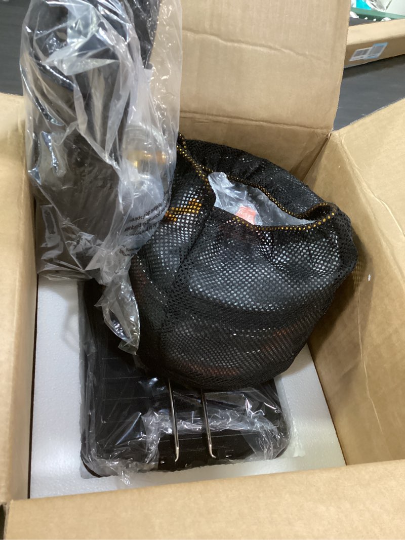 Condition photo showing Good Condition for Hisencn Camping Stove,2 Burner Propane Stove,20000 BTU/h Camping Cooking set Includes Frying Pan,Kettle and Pot,Adjustable Burners & Piezo Ignition,Portable stove for camping Outdoor,Red