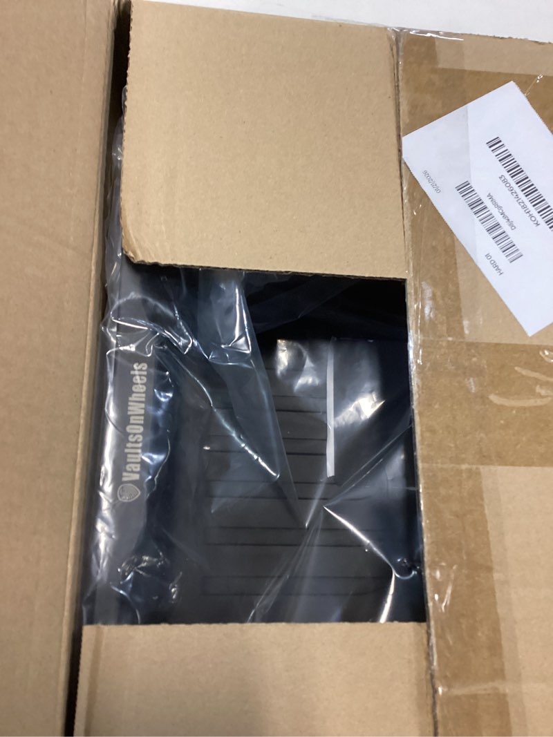 Condition photo showing Good Condition for VaultsOnWheels Under Seat Storage Box 2PCS Compatible with 2020-2025 Tesla Model Y Accessories Custom Fit Underseat Organizer Hidden Design Non-slip Underseat Rubbery Bins (NOT for Juniper) 2) Model Y|20-25|Front Underseat Storage