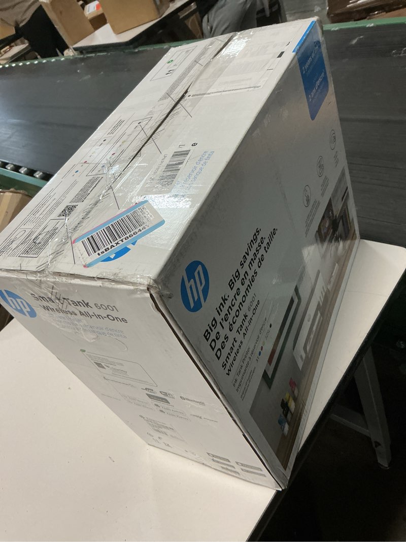 Condition photo showing Good Condition for hp smart tank 6001 wireless all-in-one ink tank printer, scanner, copier with 2 years of ink included, best-for-home, cartridge-free refillable, ai-enabled (2h0b9a)