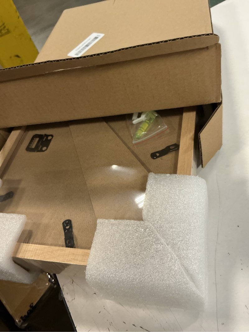 Condition photo showing Good Condition for Decobility 8x10 Set of 2 Solid Wood Picture Frame, Natural Wood Photo Frame with Double mats, Displa