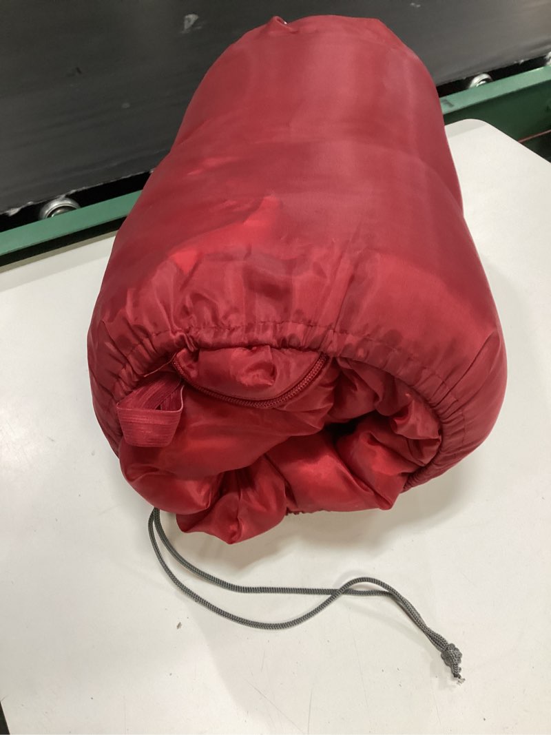 Condition photo showing As Is for ozark trail 50 f rectangular sleeping bag