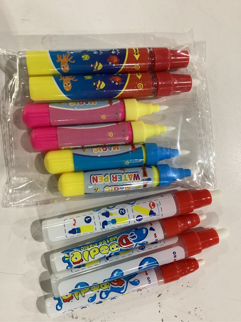 Condition photo showing New/Like New for Tenare 10 Pcs Water Pens Water Doodle Pens Replacement Drawing Markers Doodle for Toddlers Kids Painting