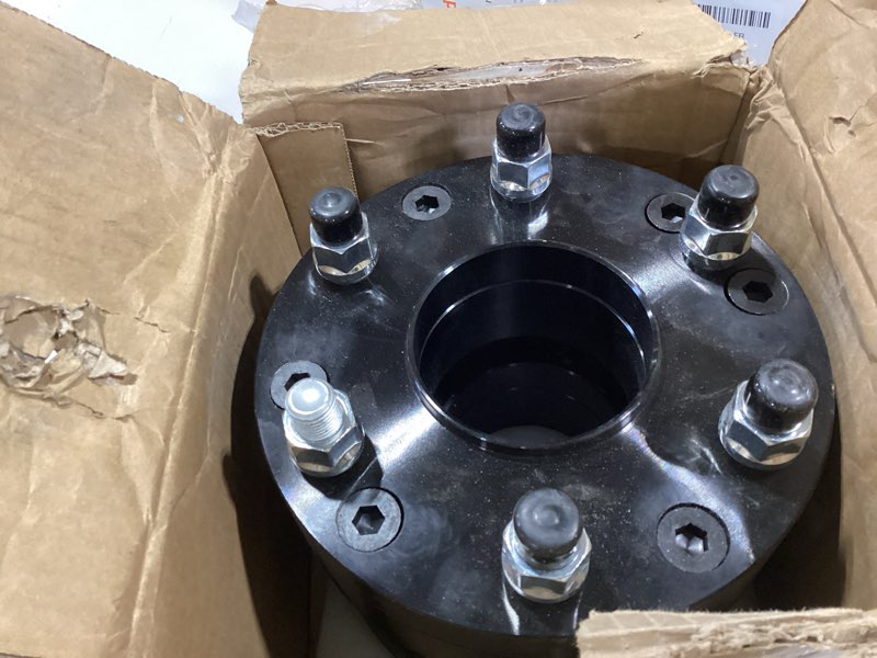 Condition photo showing Good Condition for yizbap 2pcs 5x4.5 to 6x5.5 wheel adapters, 2 inch 5x114.3mm to 6x139.7mm hub centric wheel adapters 73.1mm vehicle side 78mm wheel side with 14x1.5 thread pitch for mustang explorer aviator