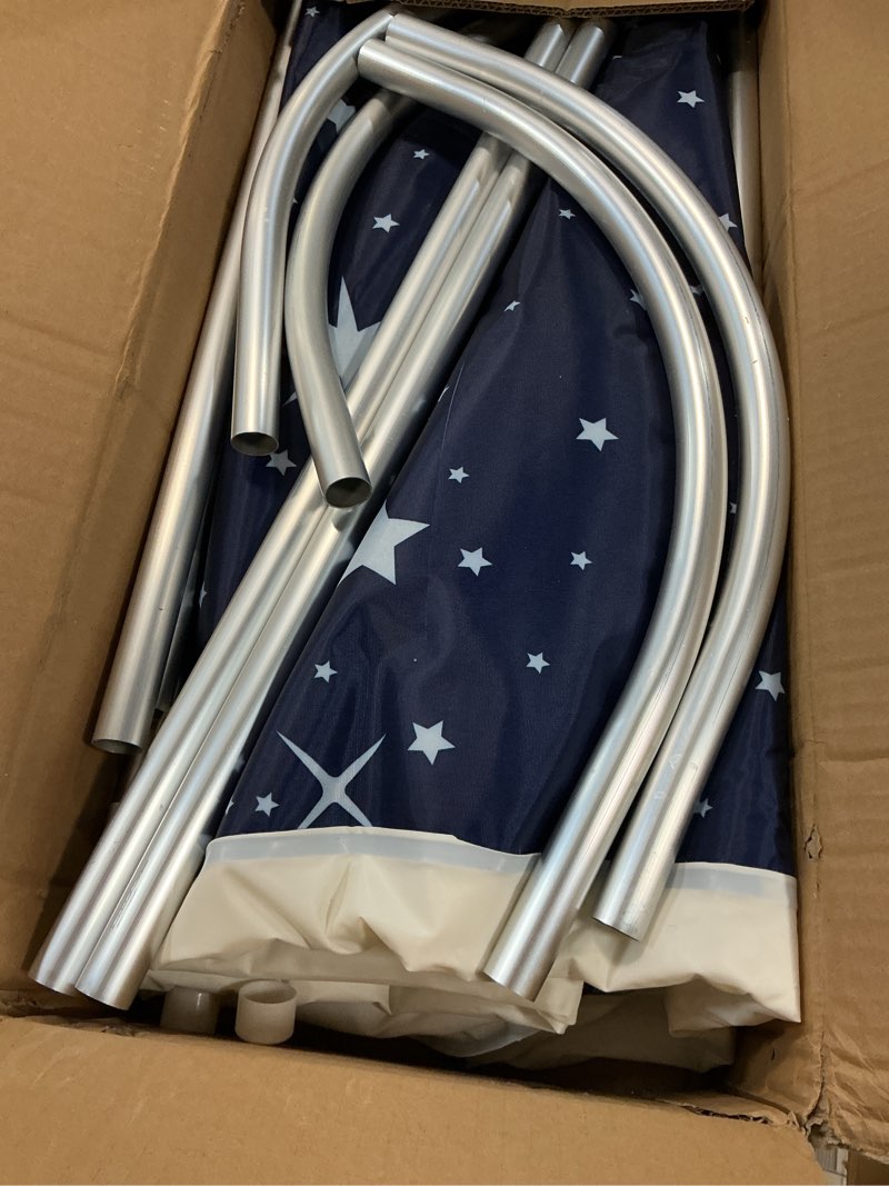 Condition photo showing Good Condition for 53" Extra Large Portable Foldable Bathtub with Cover for Adult, Family SPA Soaking Tub for Small Bathroom, Thicken Multiple Layer Bathtub with Lid for Shower Stall (53" Stars Style)