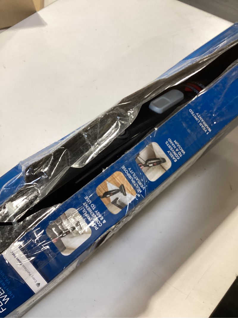 Condition photo showing As Is for Bissell Featherweight Stick Lightweight Bagless Vacuum with Crevice Tool, 2033M, Black Featherweight (Black)