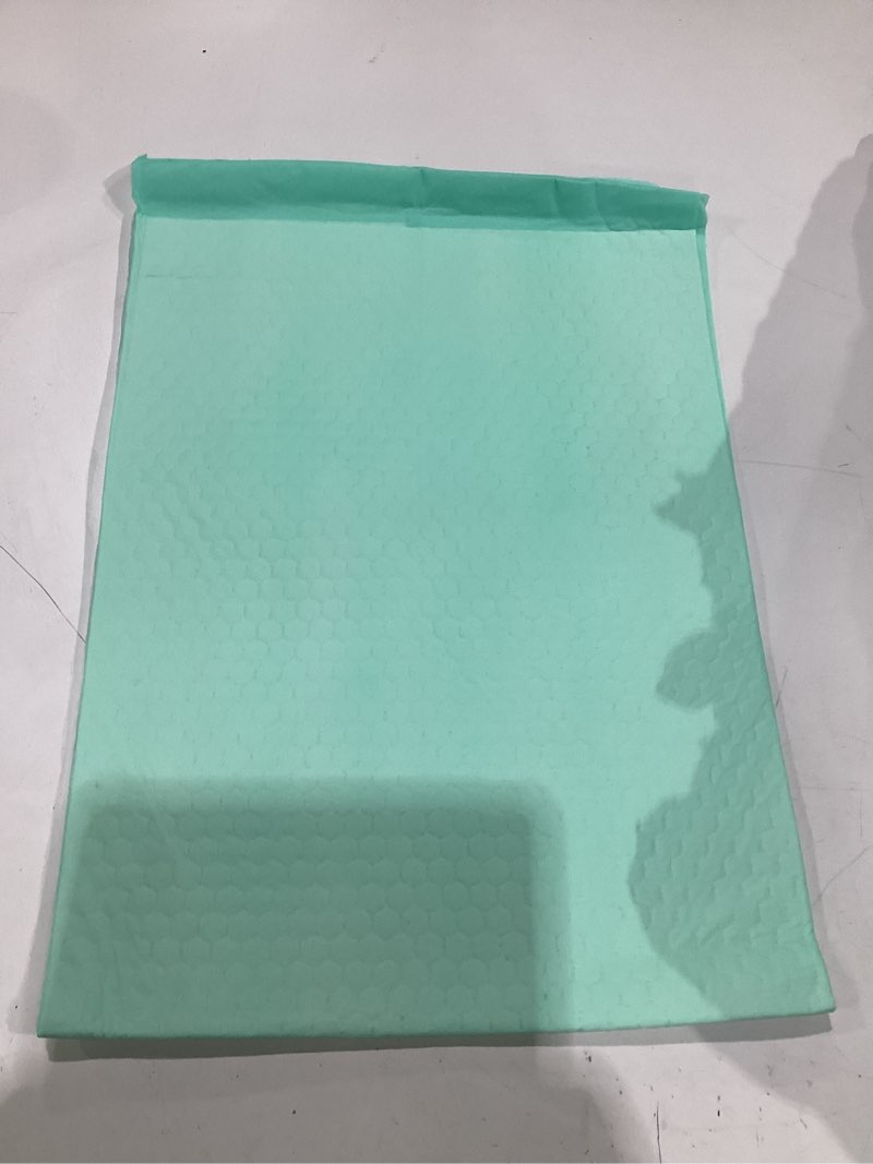 Condition photo showing As Is for the **t packages, both opened**  50 pack premium extra large super max absorbent bed pads for incontinence. disposable 36 x 36 inches size incontinence liner with adhesive strips chucks pad ,odor control layer, leak lock bed pado