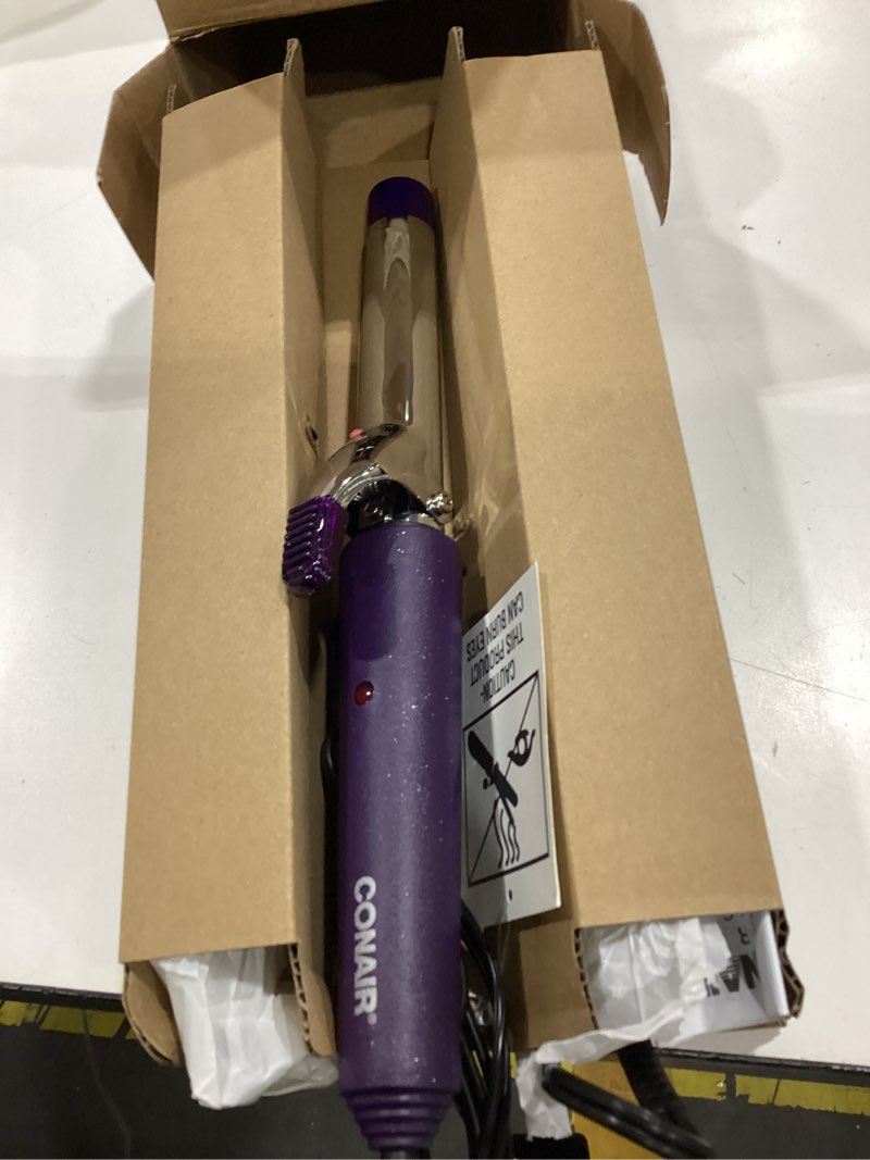 Condition photo showing Good Condition for conair supreme triple hair tool set  includes 0.5   0.75   1  ceramic curling irons  purple