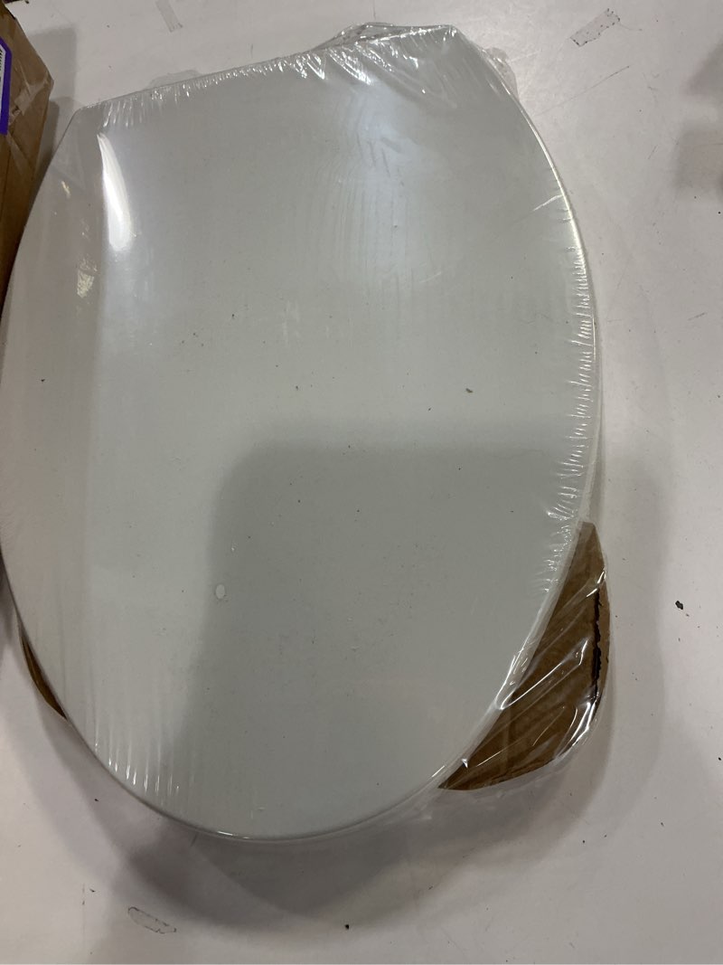 Condition photo showing New/Like New for PUKANIUM Toilet Seat Elongated 1 Pack, Toilet Seats with Cover Quiet Close, Never Loosen Bumpers, Ea