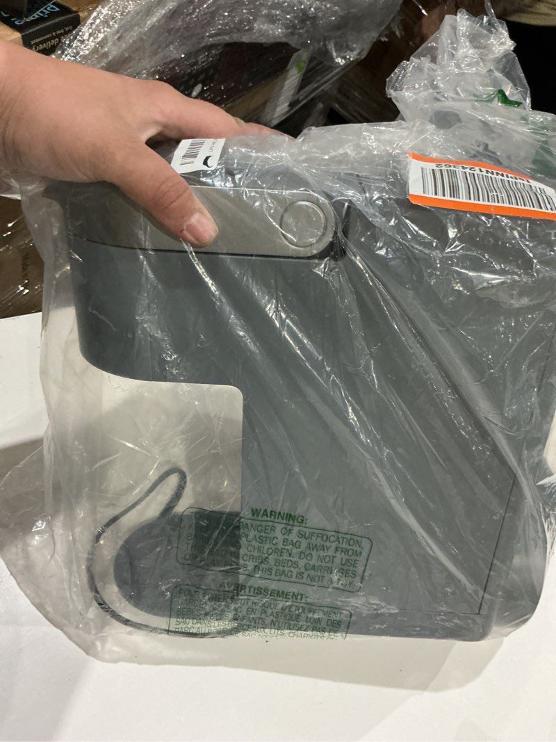 Condition photo showing As Is for keurig k-supreme single serve k-cup pod coffee maker, multistream technology, 4 brew sizes, 66oz dual-position removable reservoir, gray gray coffee maker