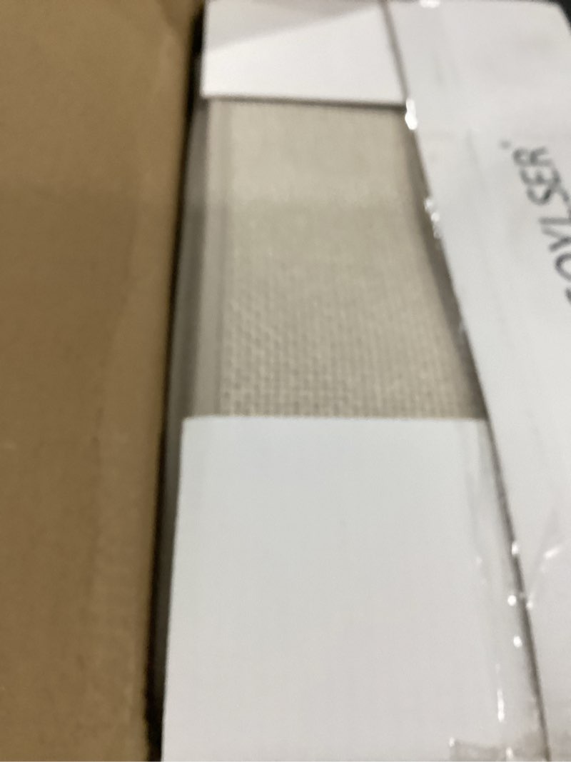 Condition photo showing Good Condition for peel and stick adhesive stair treads for wooden steps indoor set of 15 pack, rubber backed non slip jute stair rug step pads for pet dog, elders and kids, beige set of 15 beige 15
