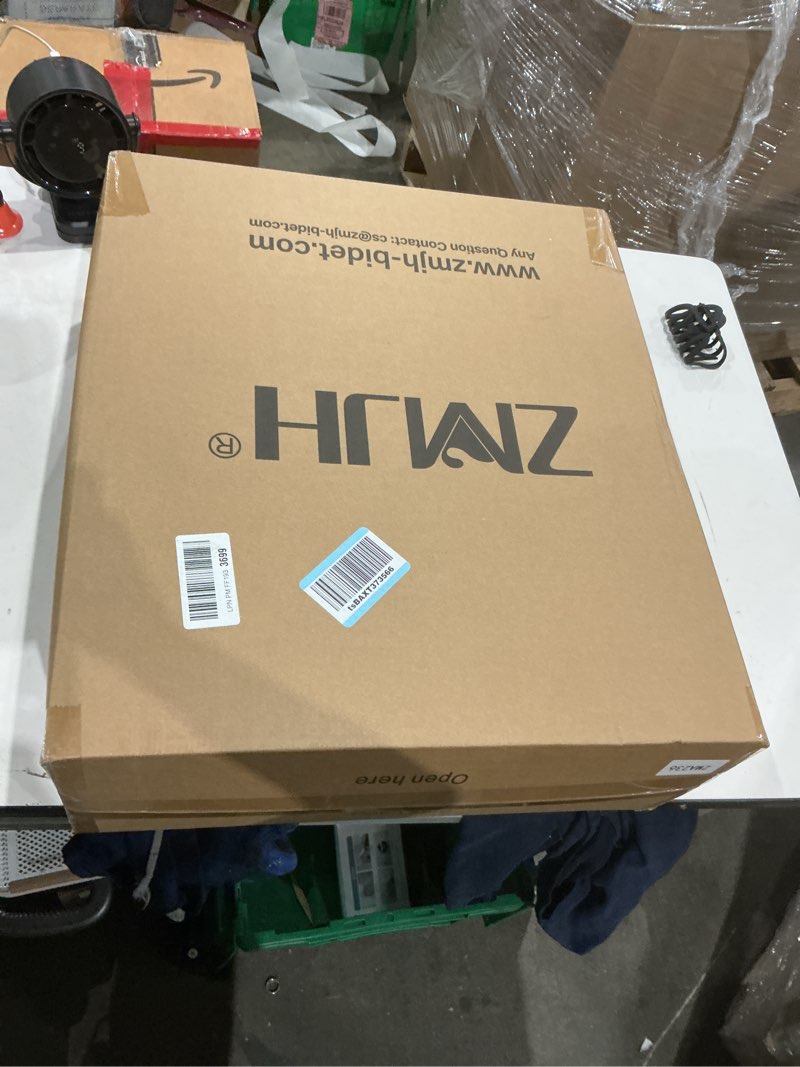 Condition photo showing New/Like New for ZMJH 236 Bidet Toilet Seat, Elongated Smart Unlimited Warm Water, Vortex Wash, Electronic Heated, Warm Air Dryer, Rear and Front Wash, LED Light, Need Electricity, White (Elongated) Oval
