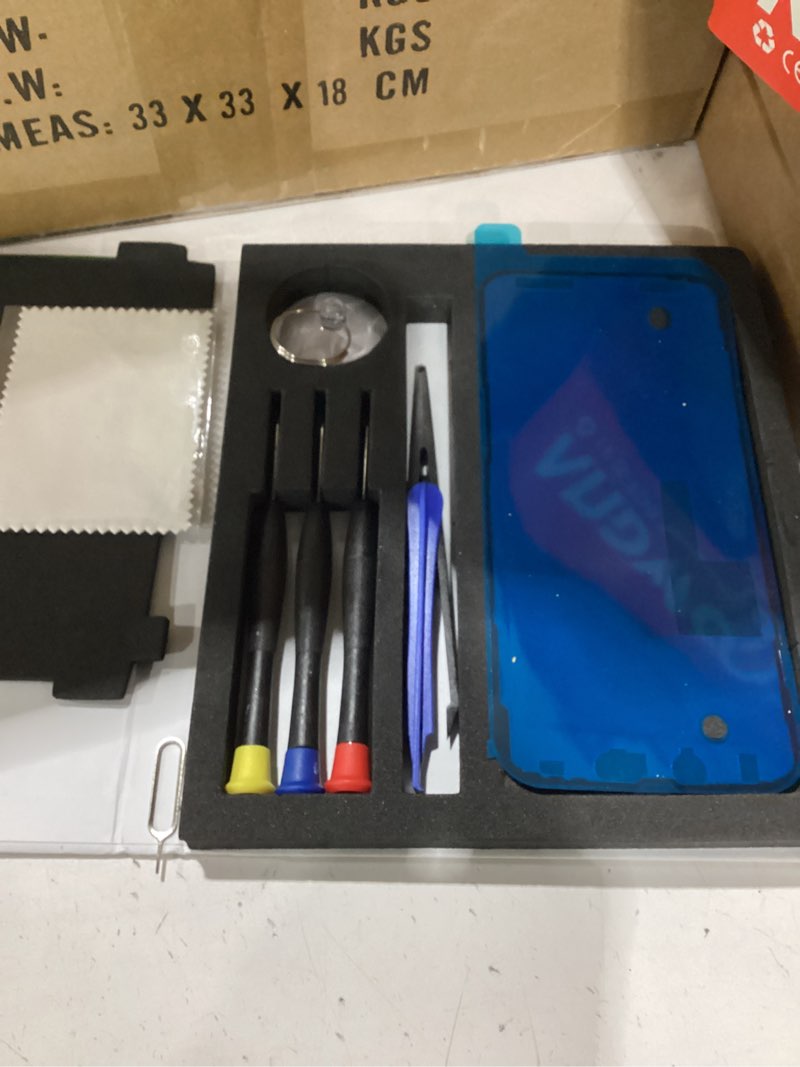 Condition photo showing Good Condition for for iphone 13 pro max screen replacement 6.7 inch, 3d touch lcd display for a2484, a2641, a2644, a2645, a2643, with repair tools kit+waterproof frame adhesive sticker+screen tempered protector